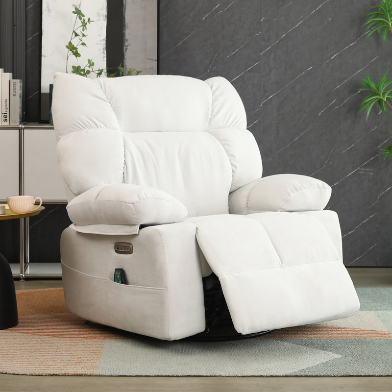 Latitude Run® 37.79" Wide Swivel Zero Gravity Recliner & Reviews Wayfair